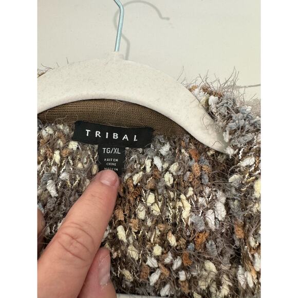 NWT Tribal Camel Soft Knit Cardigan Size XL‎ Puffy - Picture 3 of 8